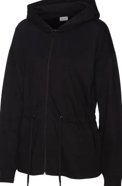 Homewear|Homewear|LASCANA Sweatjacke schwarz