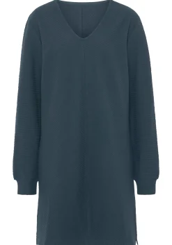 Homewear|s.Oliver Sweatkleid petrol