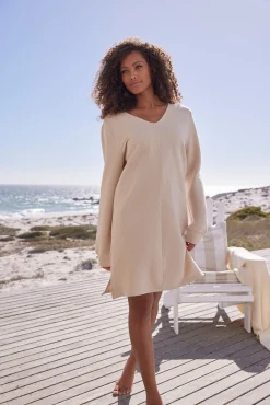 Homewear|Homewear|s.Oliver Sweatkleid creme