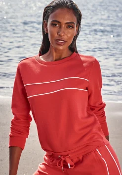 Pullover|H.I.S Sweatshirt rot