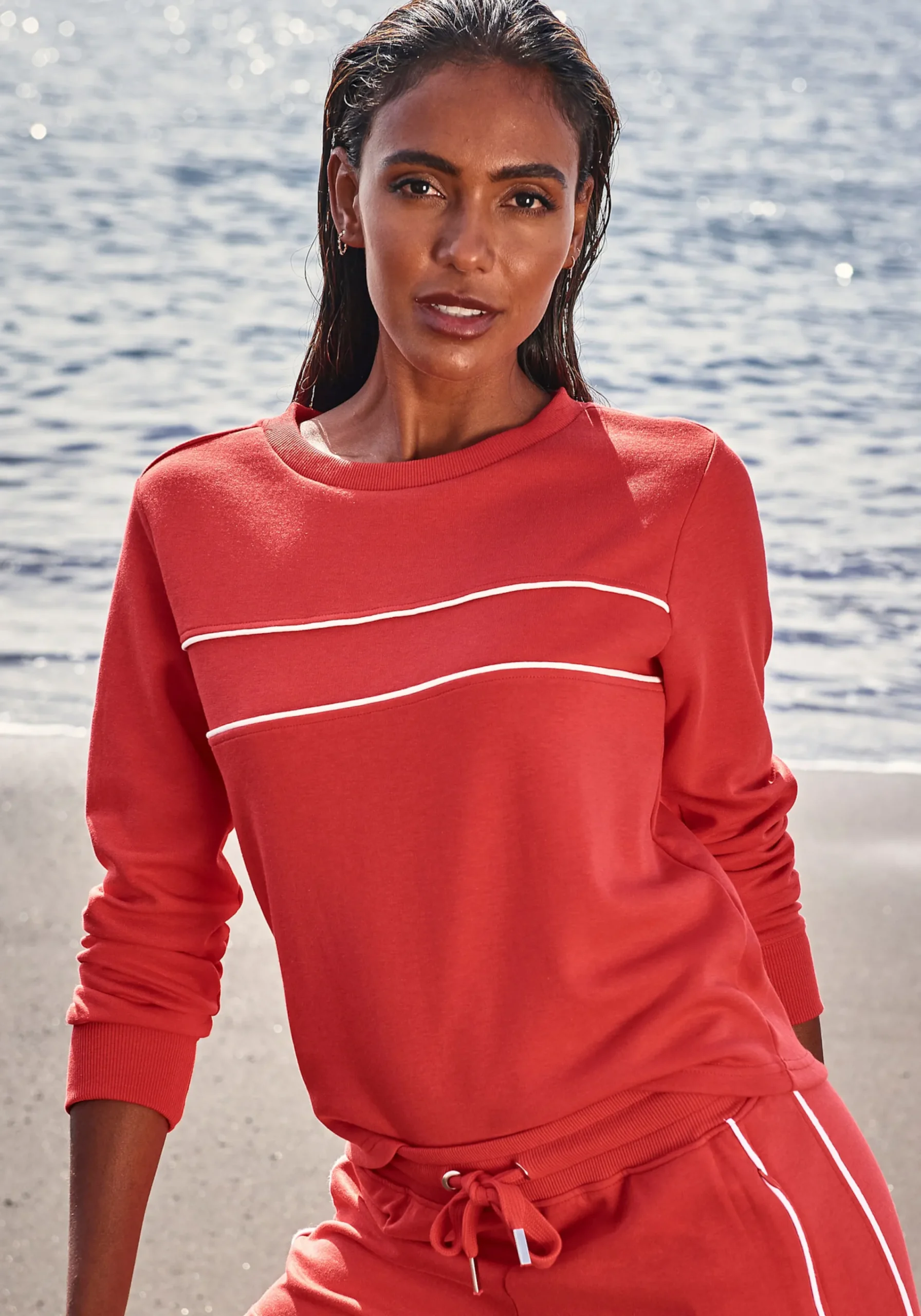 Pullover|H.I.S Sweatshirt rot