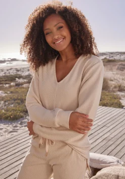 Pullover|Shirts|s.Oliver Sweatshirt creme