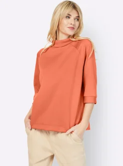 Pullover|Shirts|heine Sweatshirt papaya
