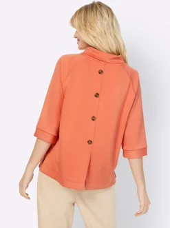 Pullover|Shirts|heine Sweatshirt papaya