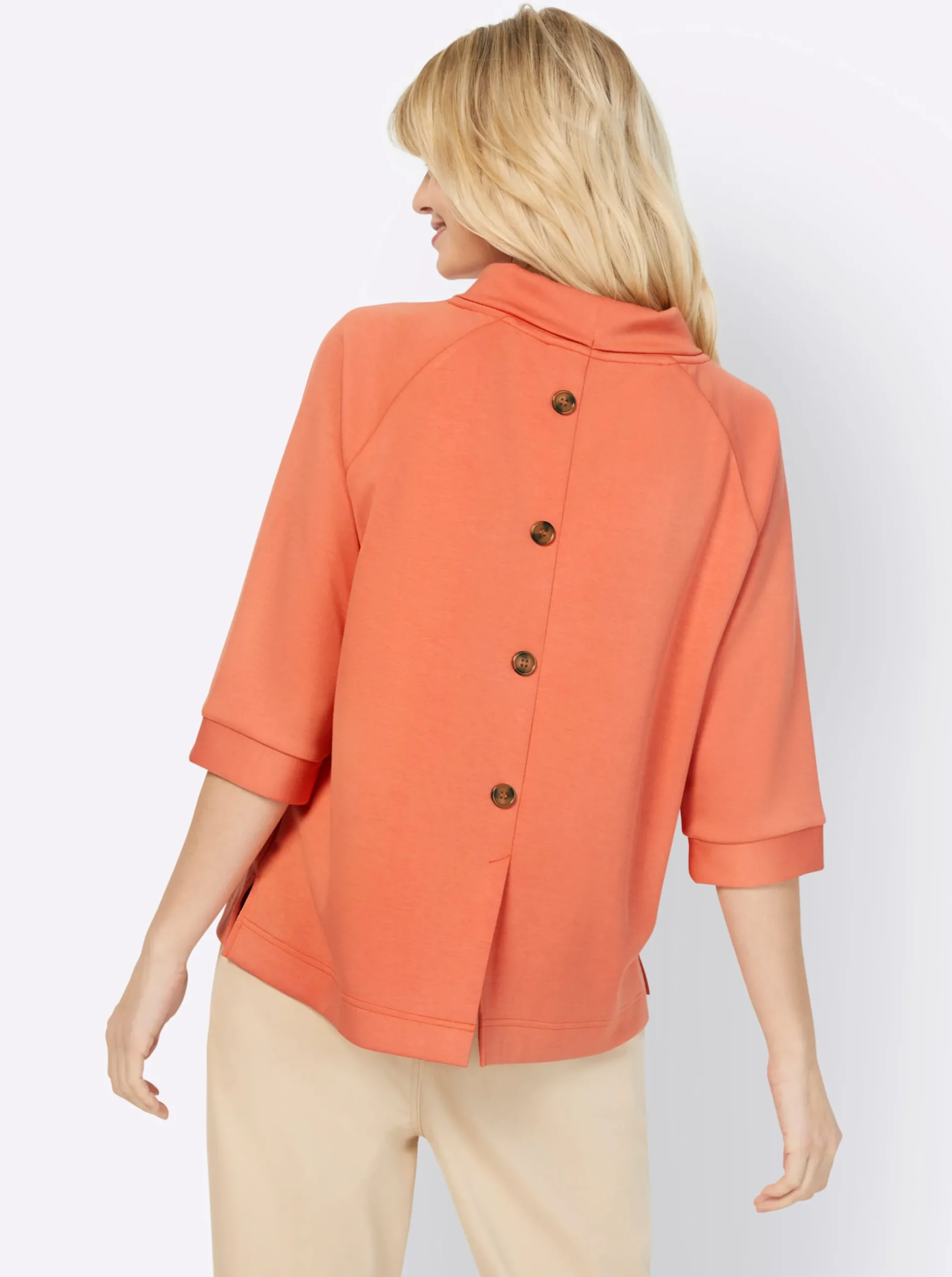 Pullover|Shirts|heine Sweatshirt papaya