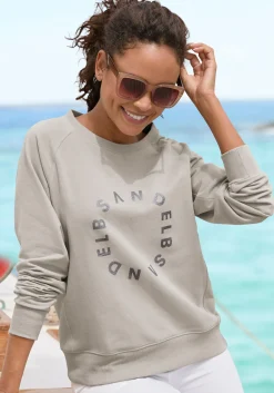 Strandmode|Elbsand Sweatshirt taupe