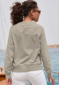 Strandmode|Elbsand Sweatshirt taupe