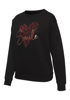 Pullover|Shirts|LASCANA Sweatshirt schwarz