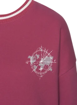 Strandmode|Shirts|Buffalo Sweatshirt himbeere