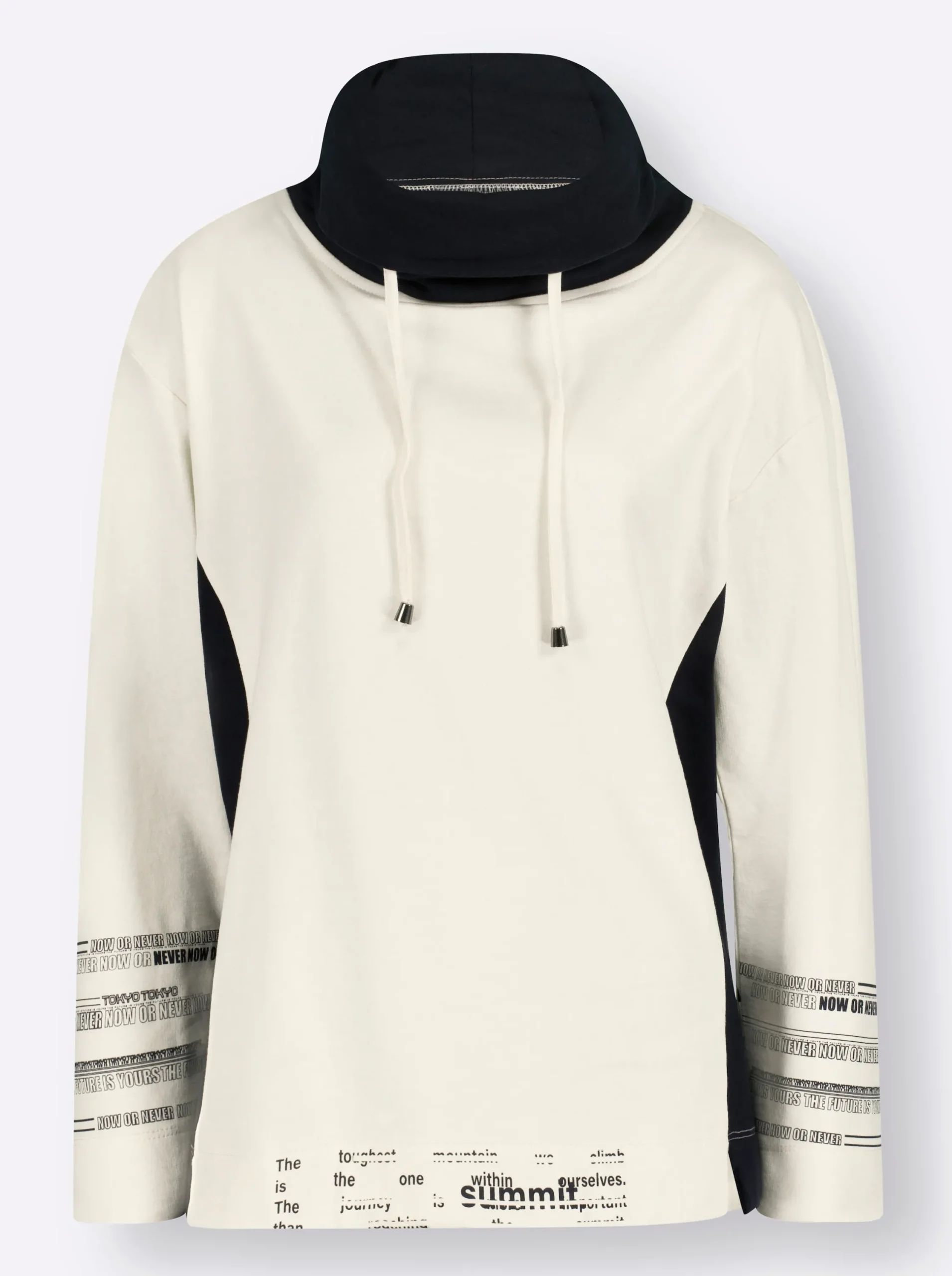 Pullover| Sweatshirt champagner-marine