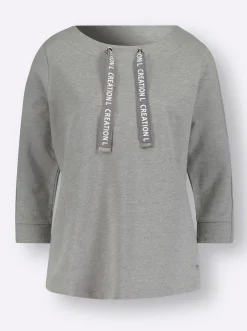 Shirts| Sweatshirt grau-meliert