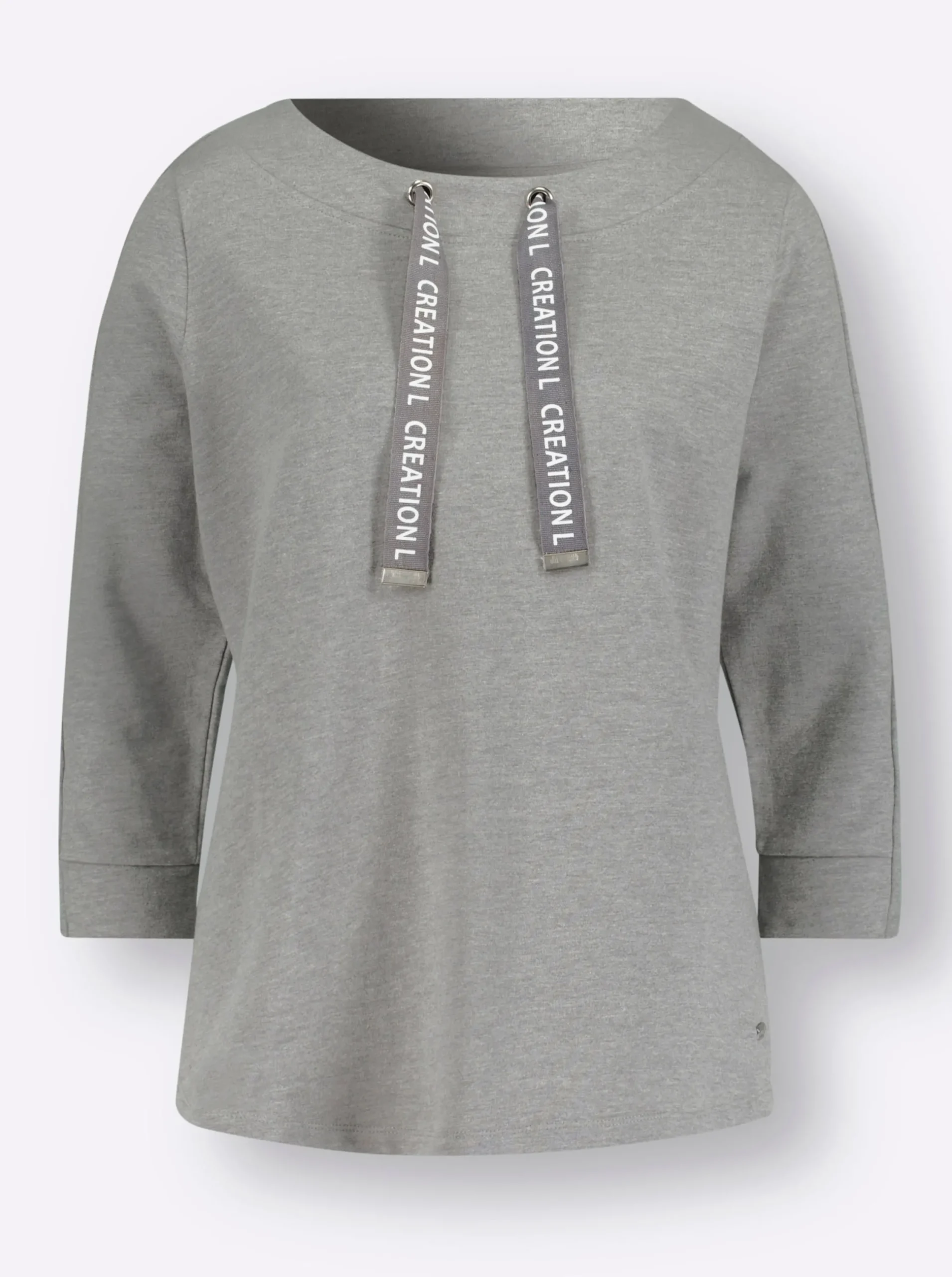Shirts| Sweatshirt grau-meliert