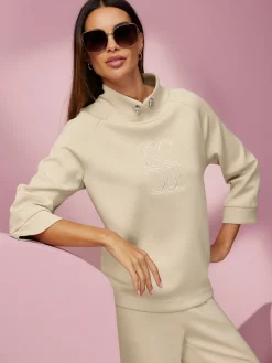 Pullover|Shirts|heine Sweatshirt sand