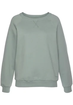 Strandmode|Pullover|LASCANA Sweatshirt salbeigrün