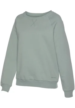 Strandmode|Pullover|LASCANA Sweatshirt salbeigrün