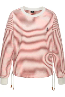 Homewear|Homewear|H.I.S Sweatshirt rot-offwhite