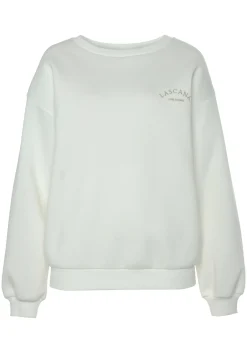 Strandmode|LASCANA Sweatshirt creme