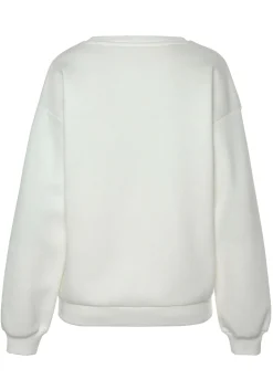 Strandmode|LASCANA Sweatshirt creme