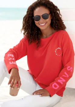 Pullover|Shirts|Elbsand Sweatshirt rot