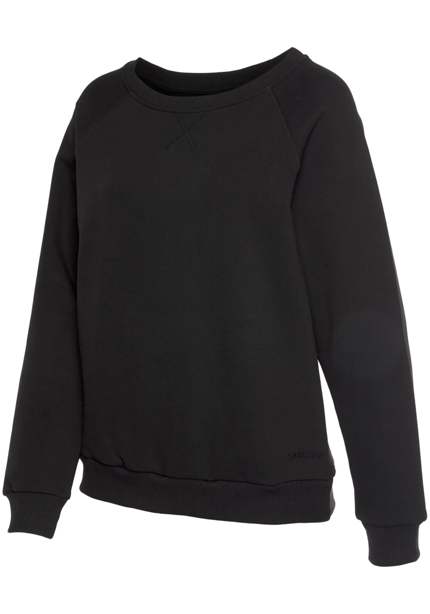 Strandmode|Pullover|LASCANA Sweatshirt schwarz