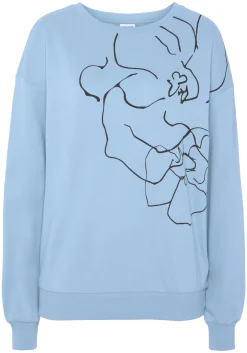 Strandmode|Pullover|LASCANA Sweatshirt hellblau