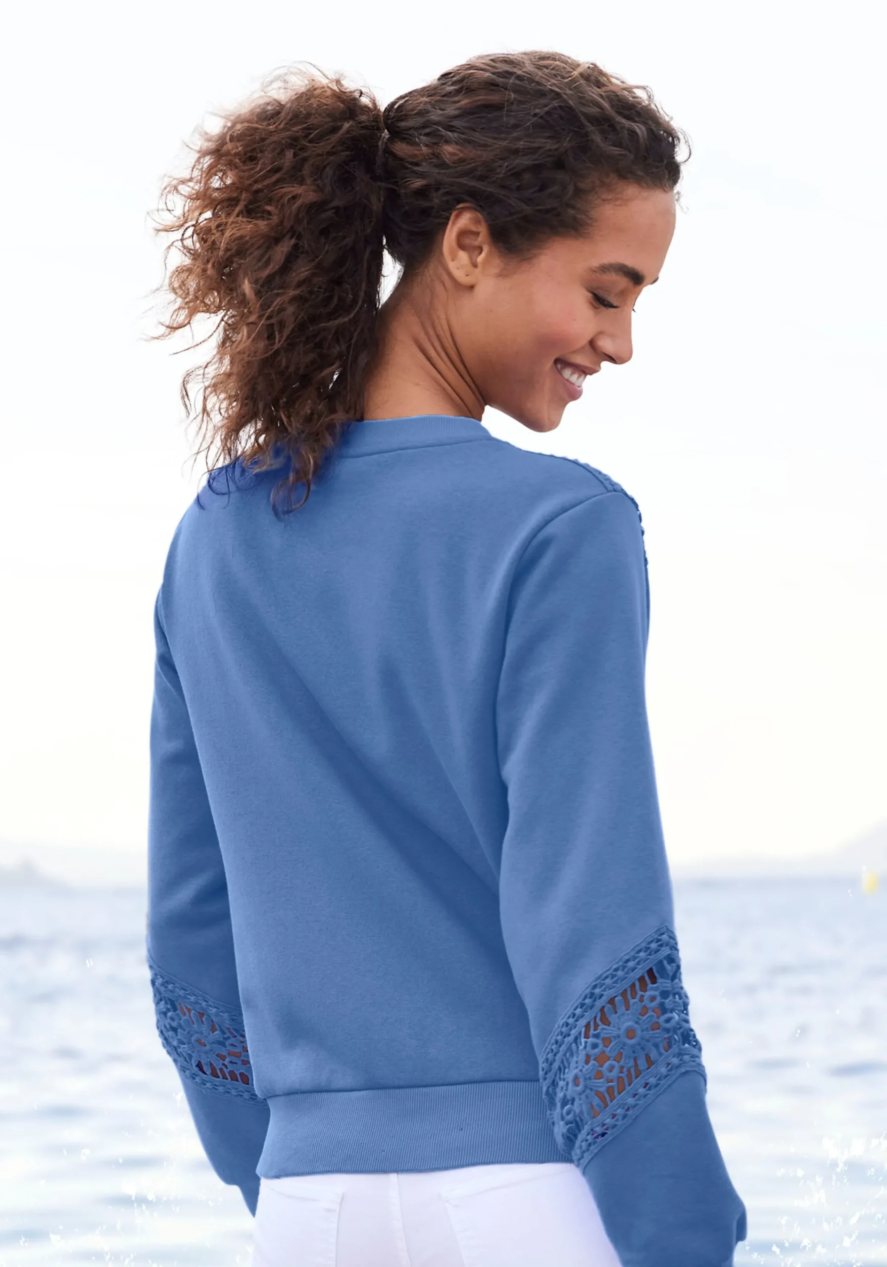 Pullover|Shirts|Vivance Sweatshirt royalblau