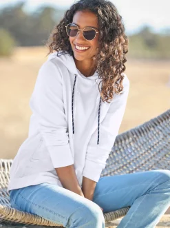 Pullover|Shirts|heine Sweatshirt weiß