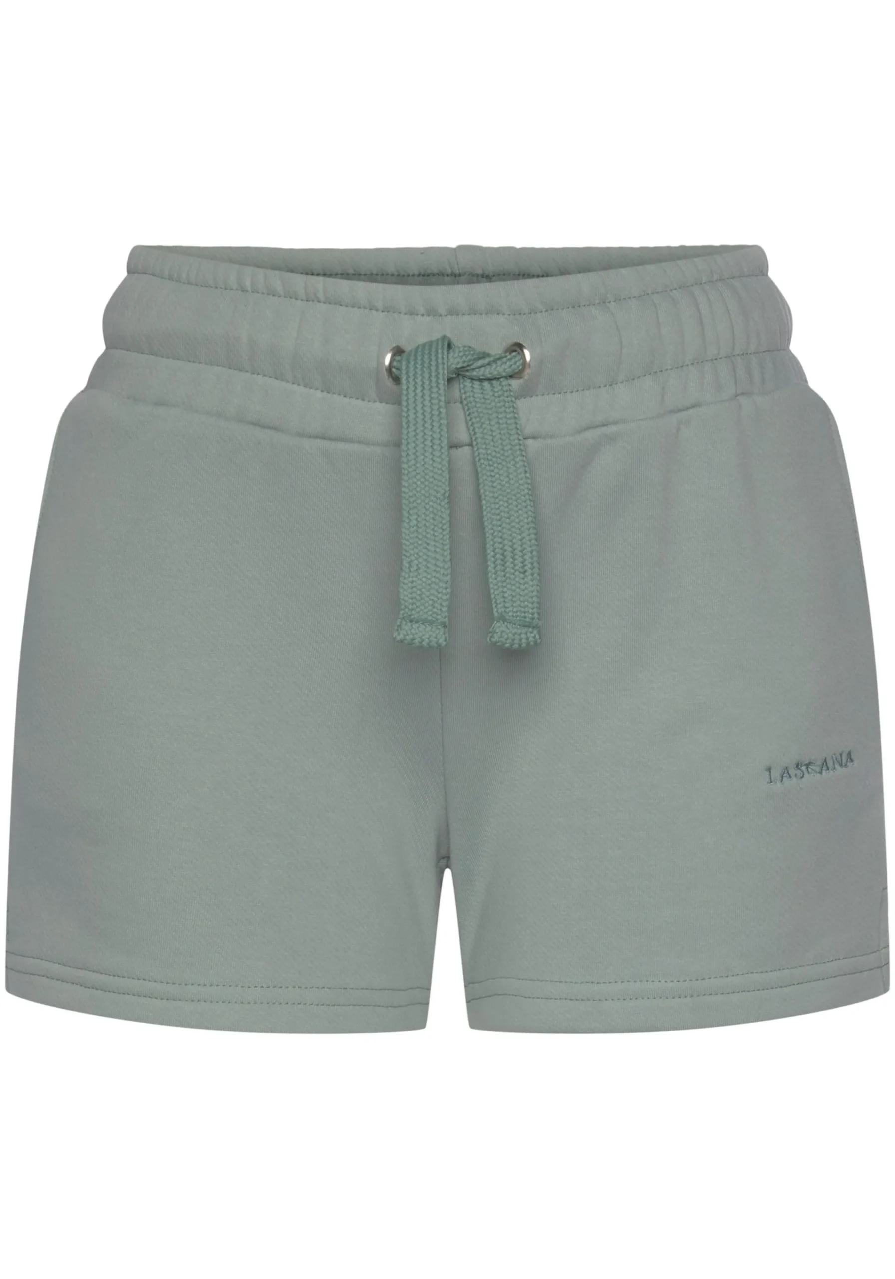 Strandmode|LASCANA Sweatshorts salbeigrün