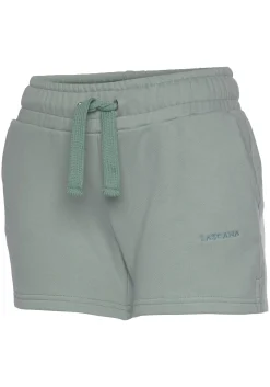 Strandmode|LASCANA Sweatshorts salbeigrün