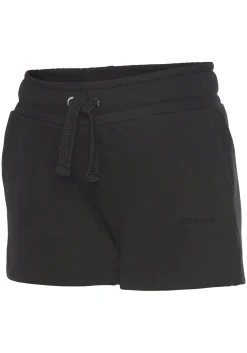 Strandmode|Hosen|LASCANA Sweatshorts schwarz