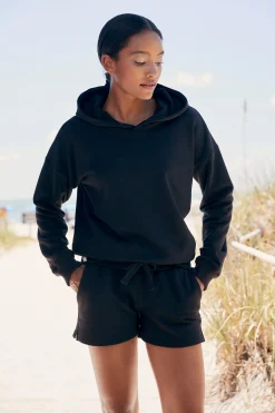Strandmode|Hosen|LASCANA Sweatshorts schwarz