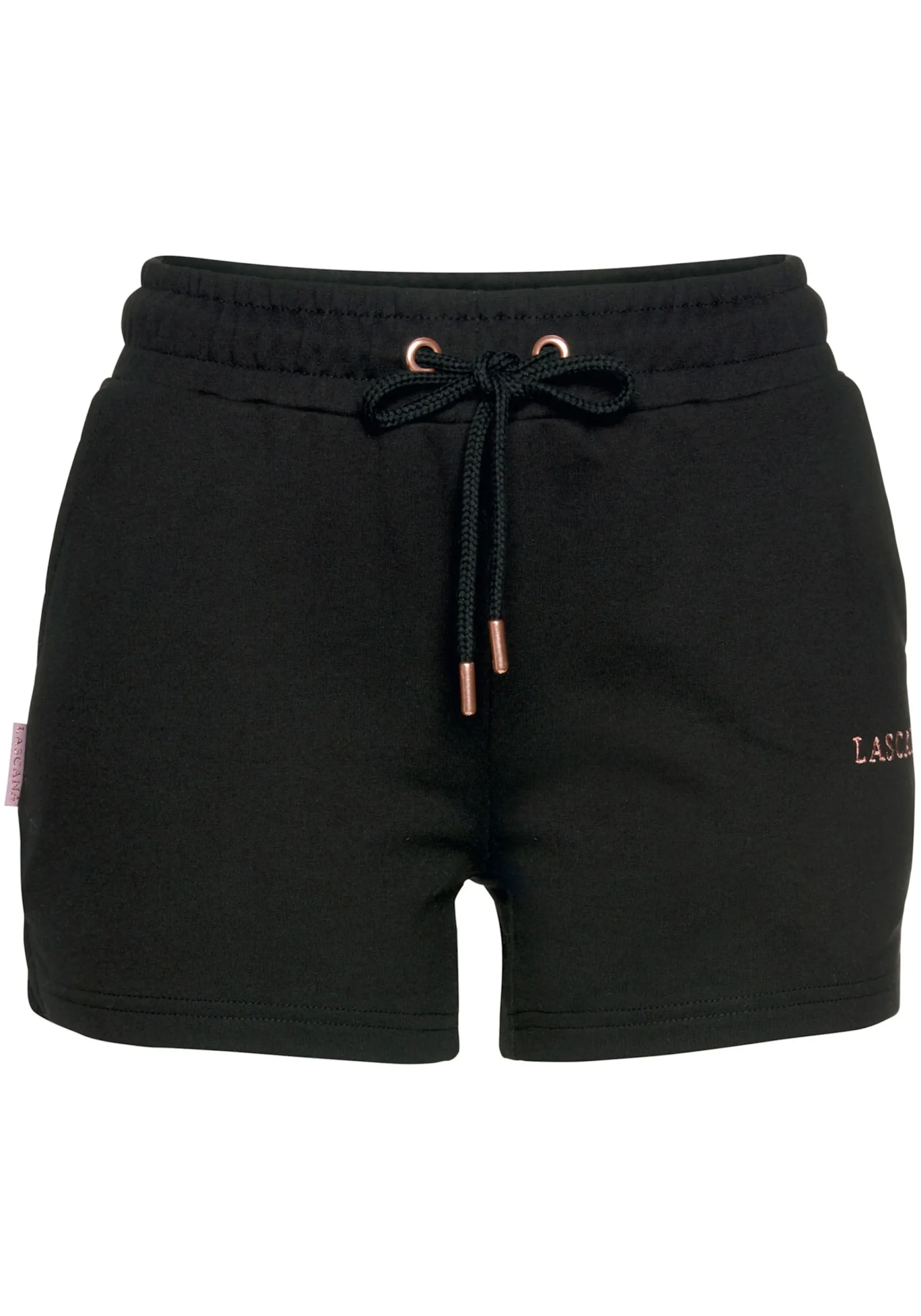 Hosen|LASCANA Sweatshorts schwarz