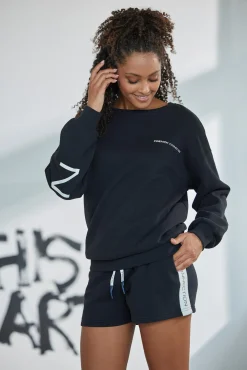 Hosen| Sweatshorts schwarz