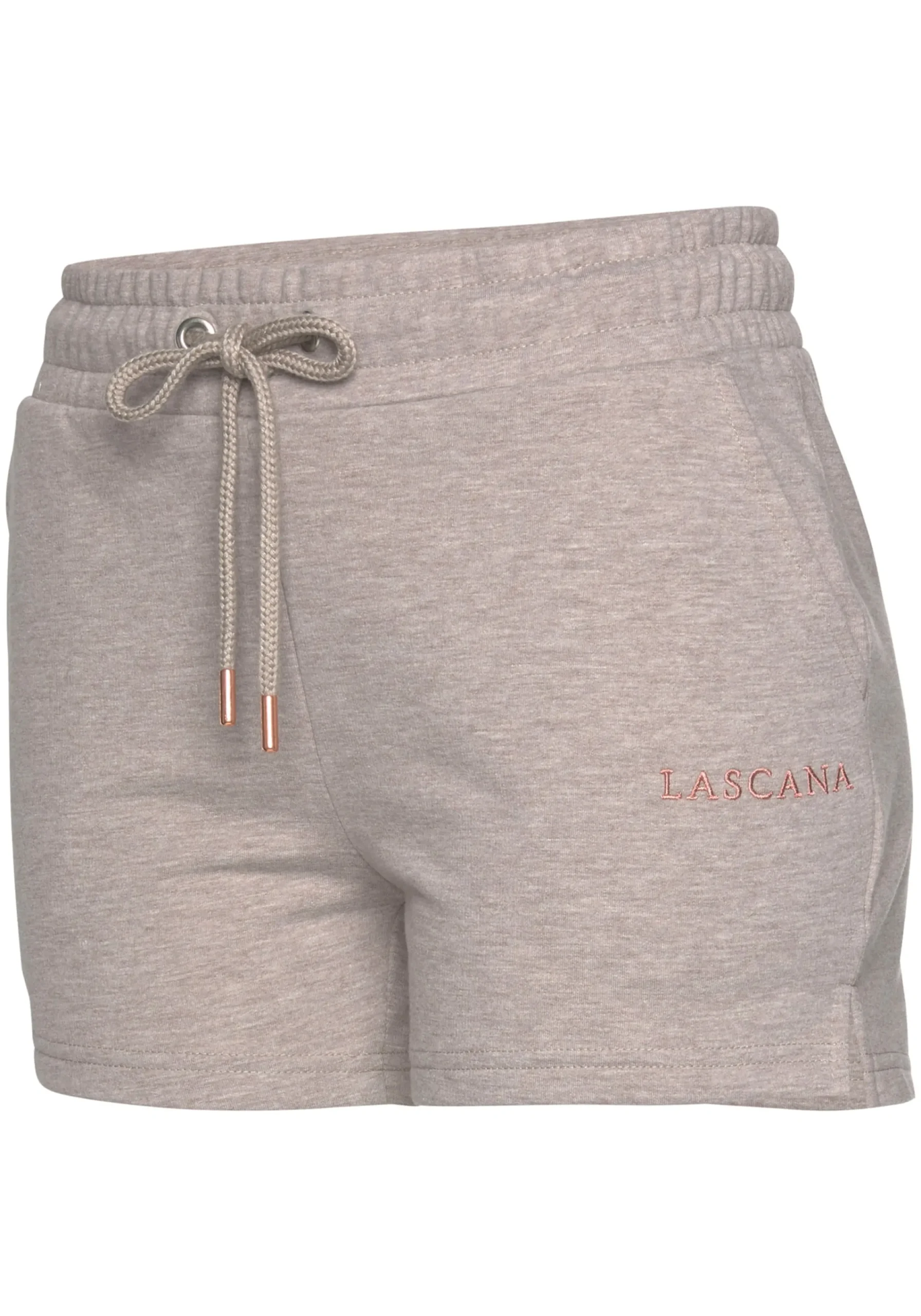 Strandmode|Hosen|LASCANA Sweatshorts hellbraun