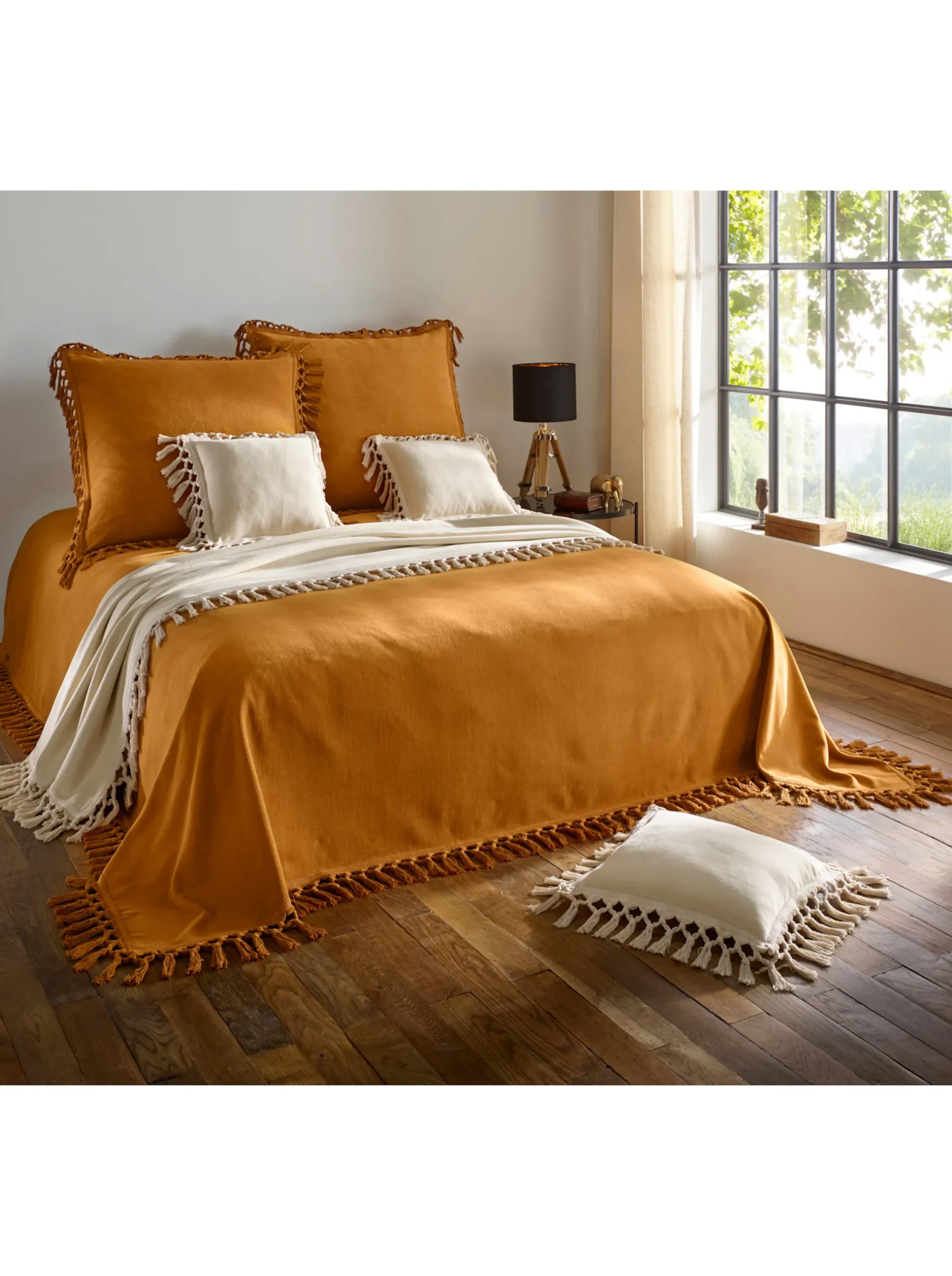 Tagesdecken|Pereira da Cunha Tagesdecke cognac