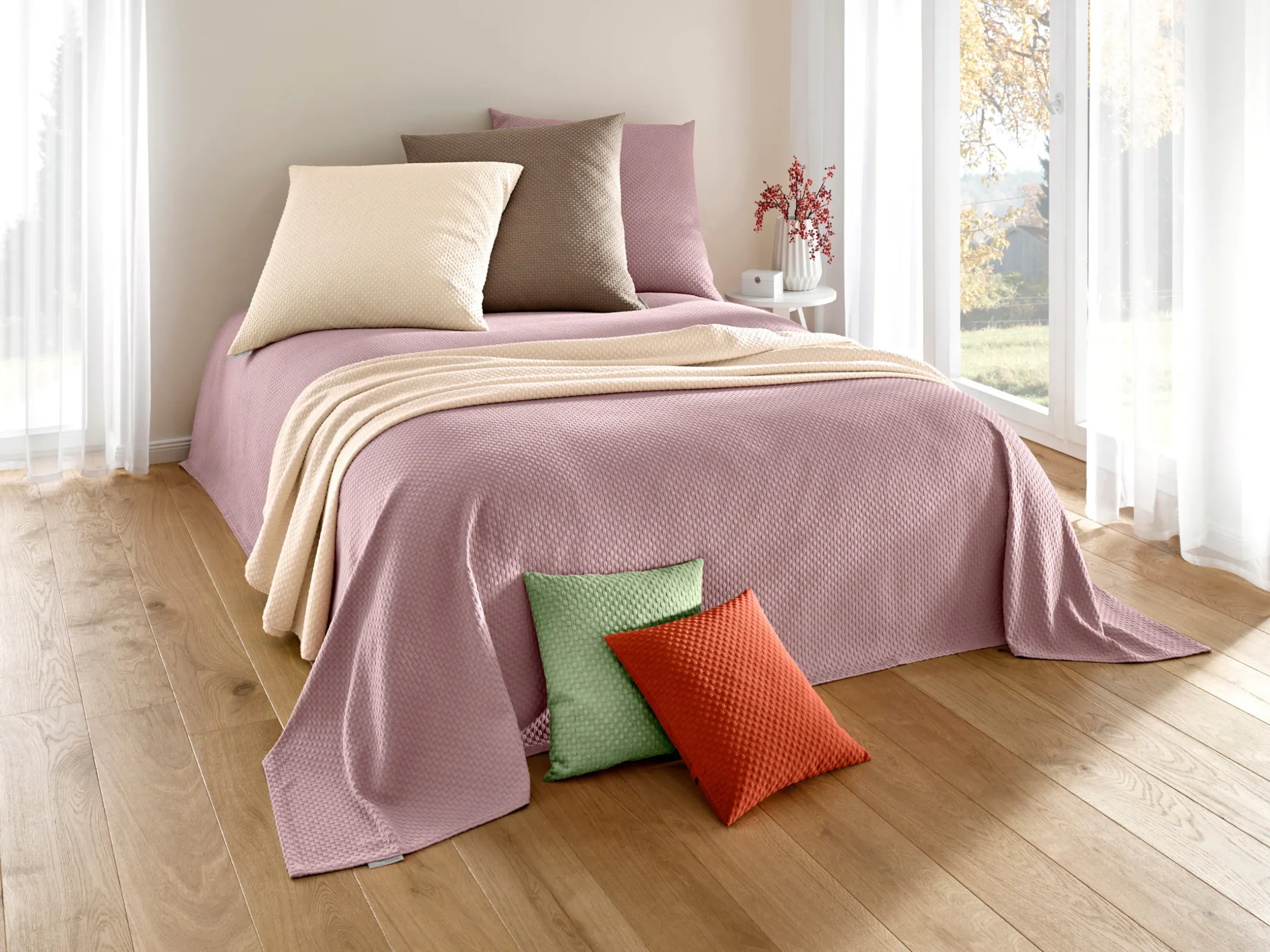 Tagesdecken|Pereira da Cunha Tagesdecke mauve