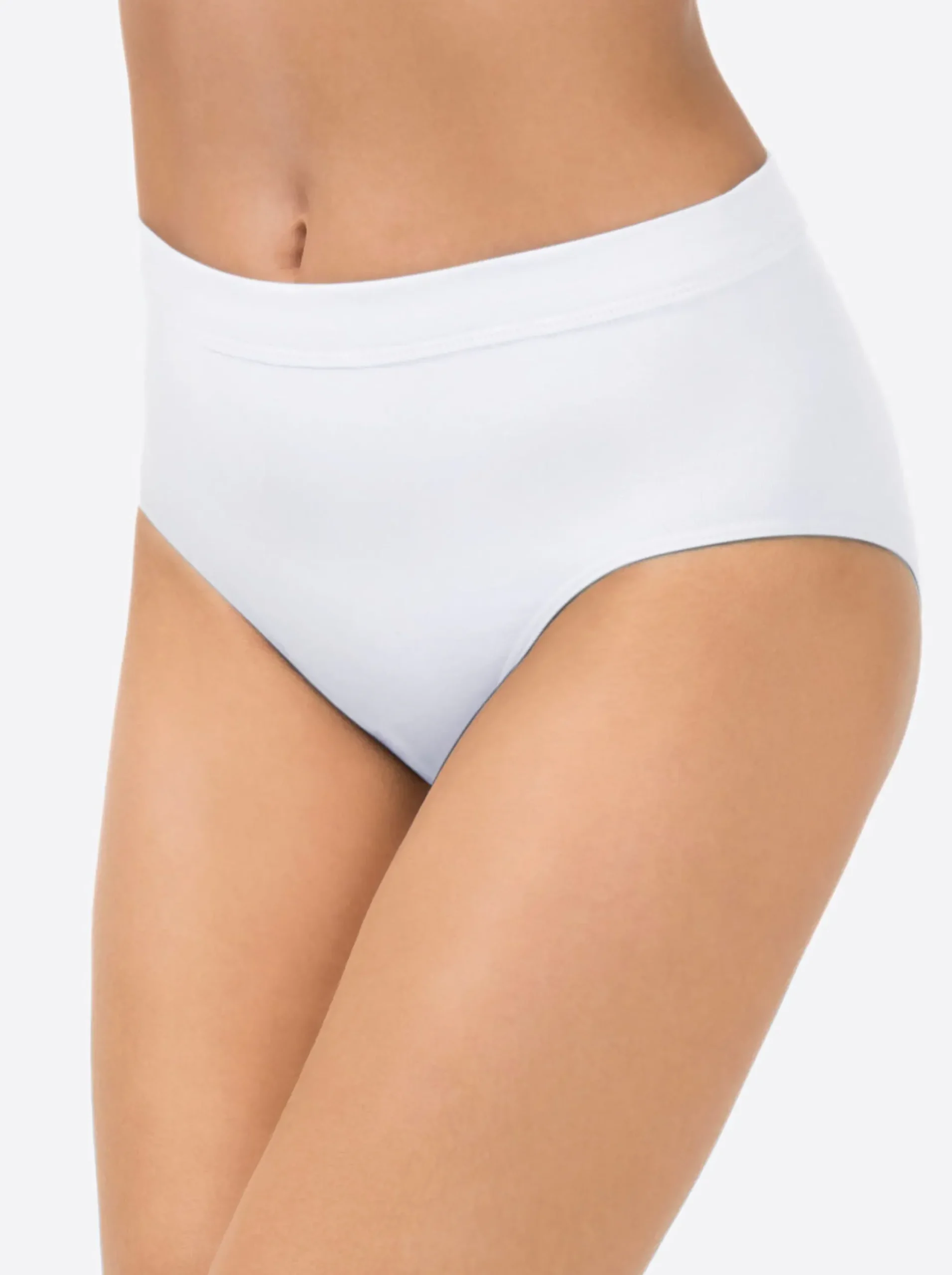 Unterhosen|wäschepur Taillenslip weiß