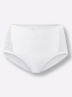 Unterhosen|wäschepur Taillenslip weiß