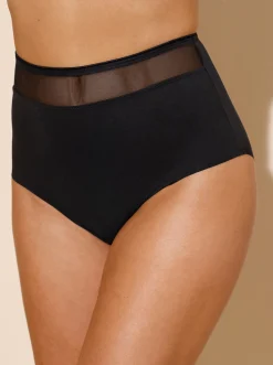 Unterhosen|wäschepur Taillenslip schwarz