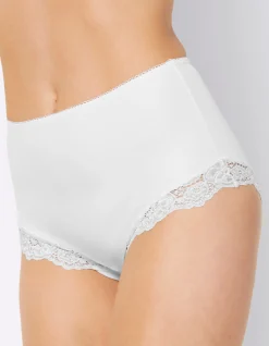 Unterhosen|wäschepur Taillenslip weiß