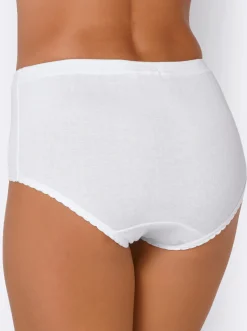 Unterhosen|wäschepur Taillenslip weiß
