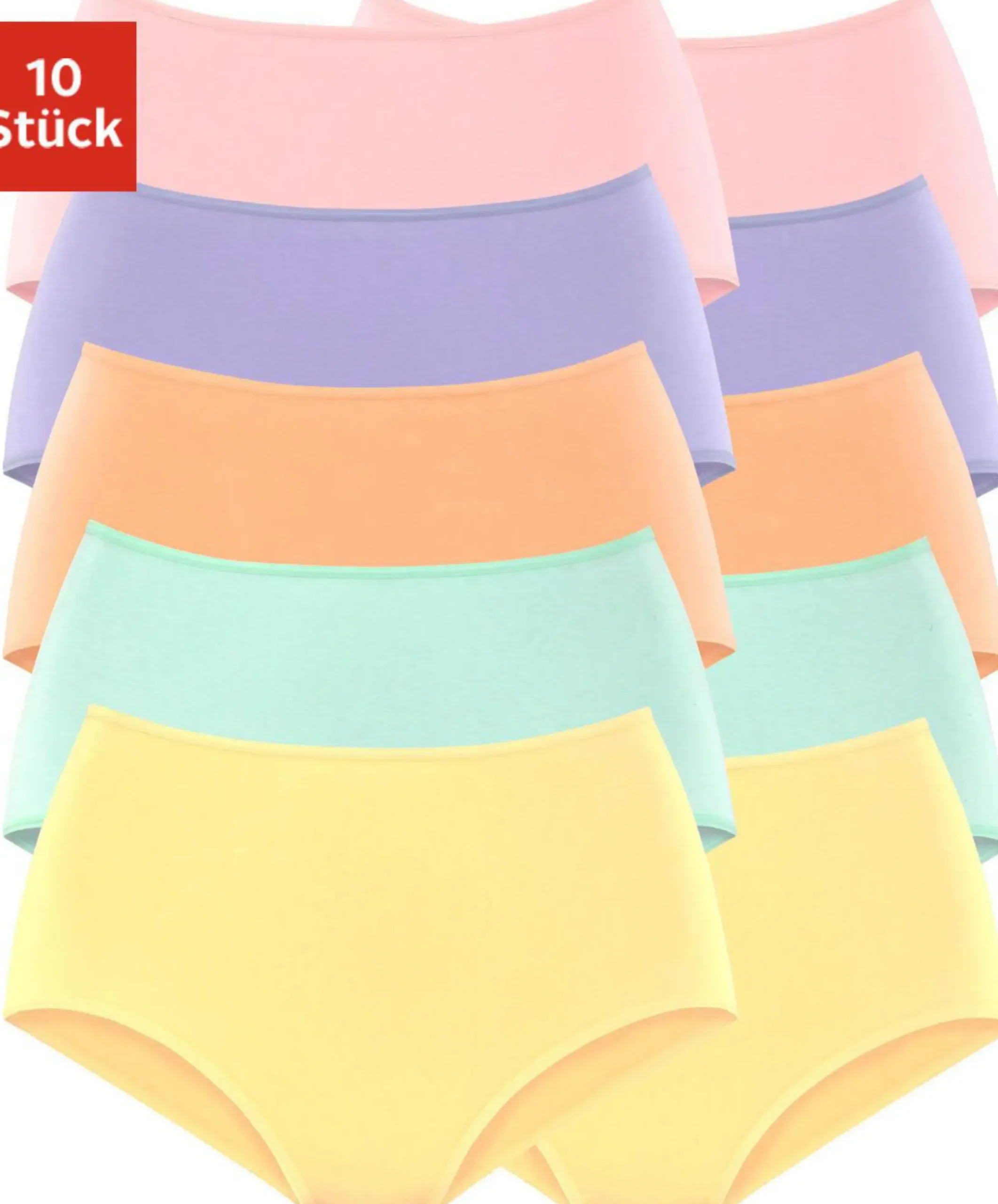 Unterhosen|petite fleur Taillenslip rosa,lila,orange,grün,gelb