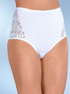 Unterhosen|wäschepur Taillenslip weiß