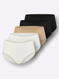 Unterhosen|Speidel Taillenslip 1xbeige,2xchampagner,2xschwarz