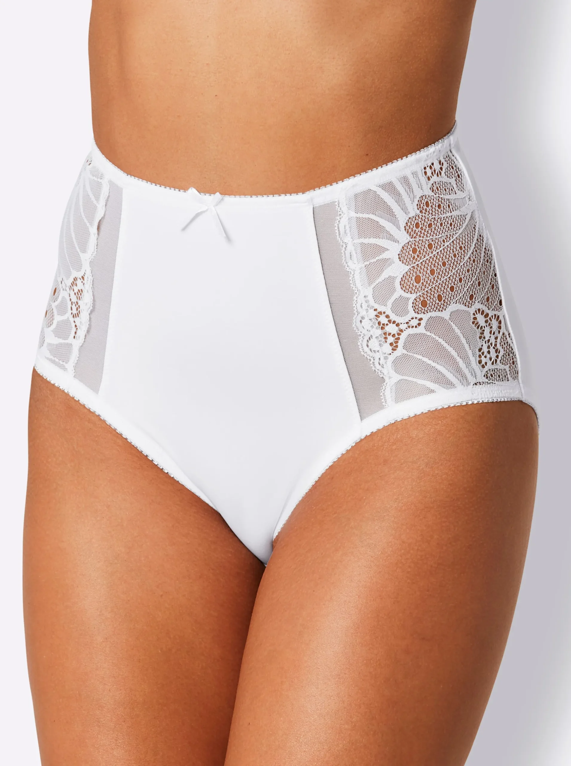 Unterhosen|wäschepur Taillenslip weiß