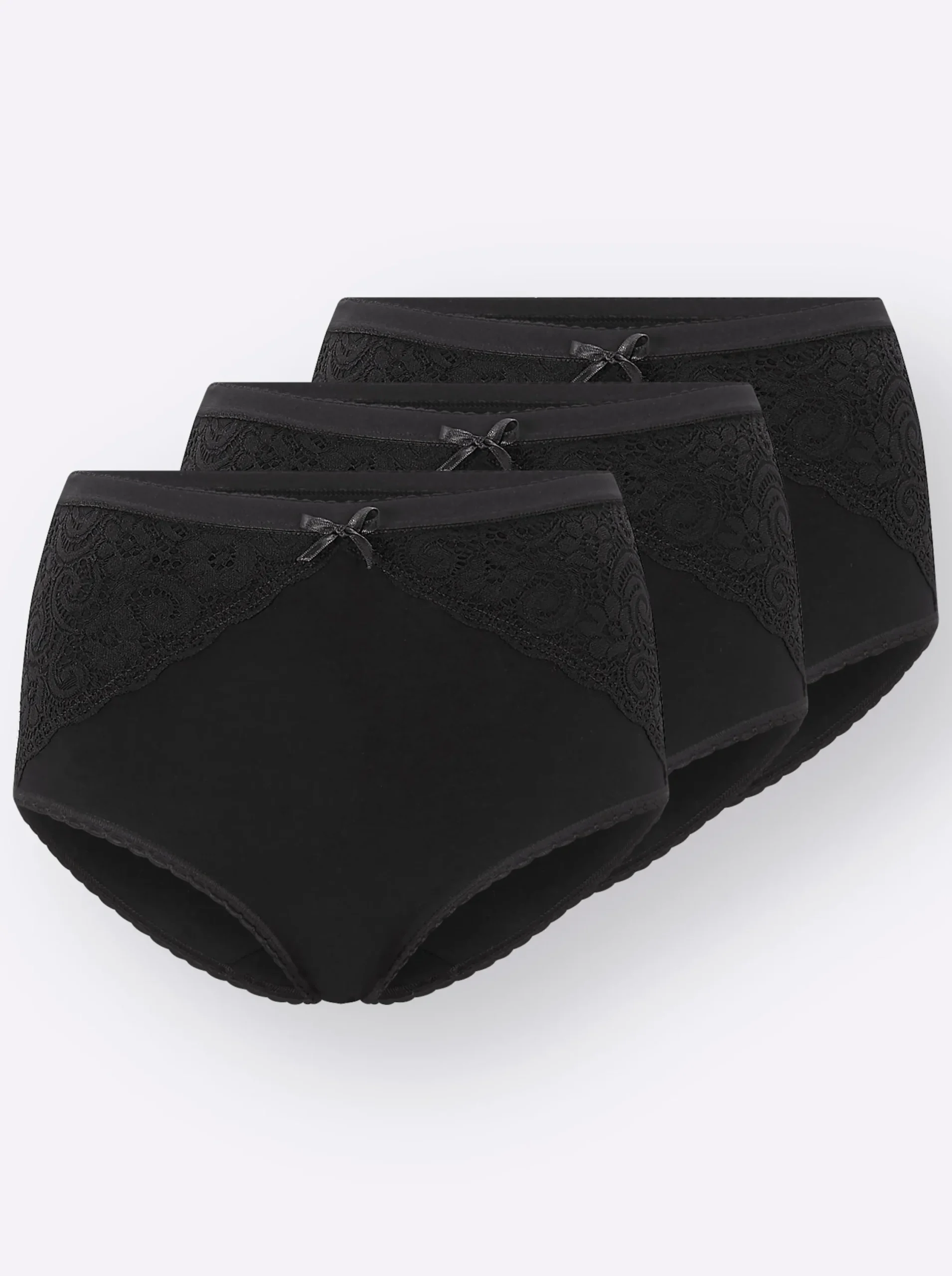 Unterhosen|wäschepur Taillenslip schwarz