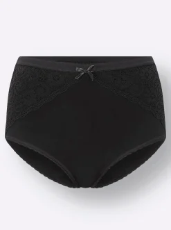 Unterhosen|wäschepur Taillenslip schwarz