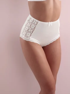 Unterhosen|wäschepur Taillenslip weiß