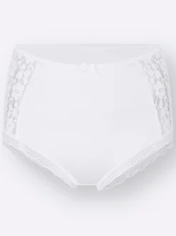 Unterhosen|wäschepur Taillenslip weiß