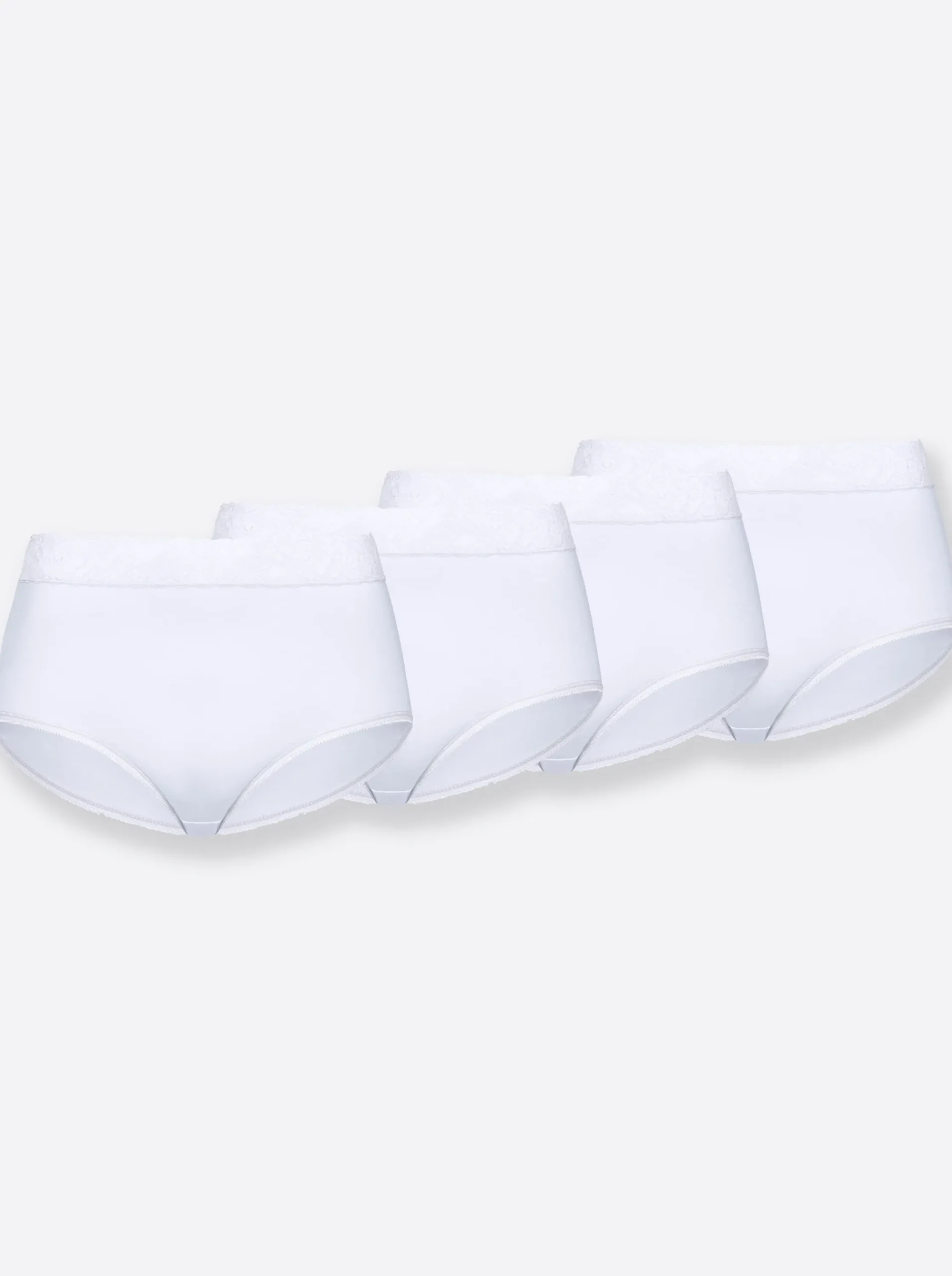 Unterhosen|wäschepur Taillenslip weiß